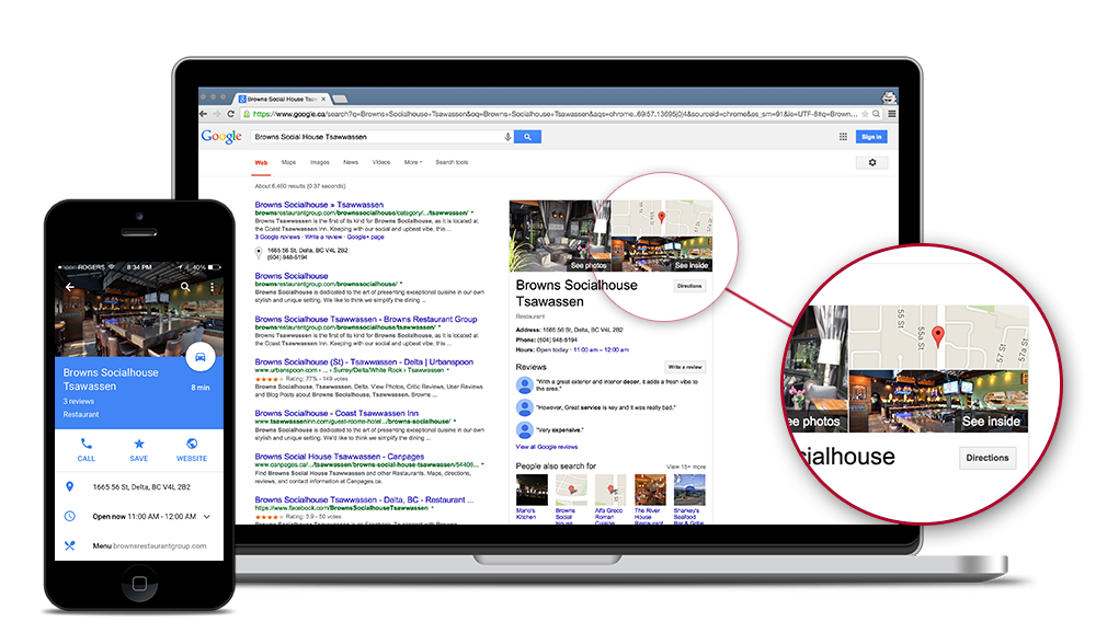 Google Business in Search results